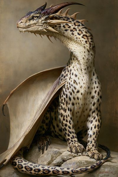 Leopard Dragon Fine-Art Poster.