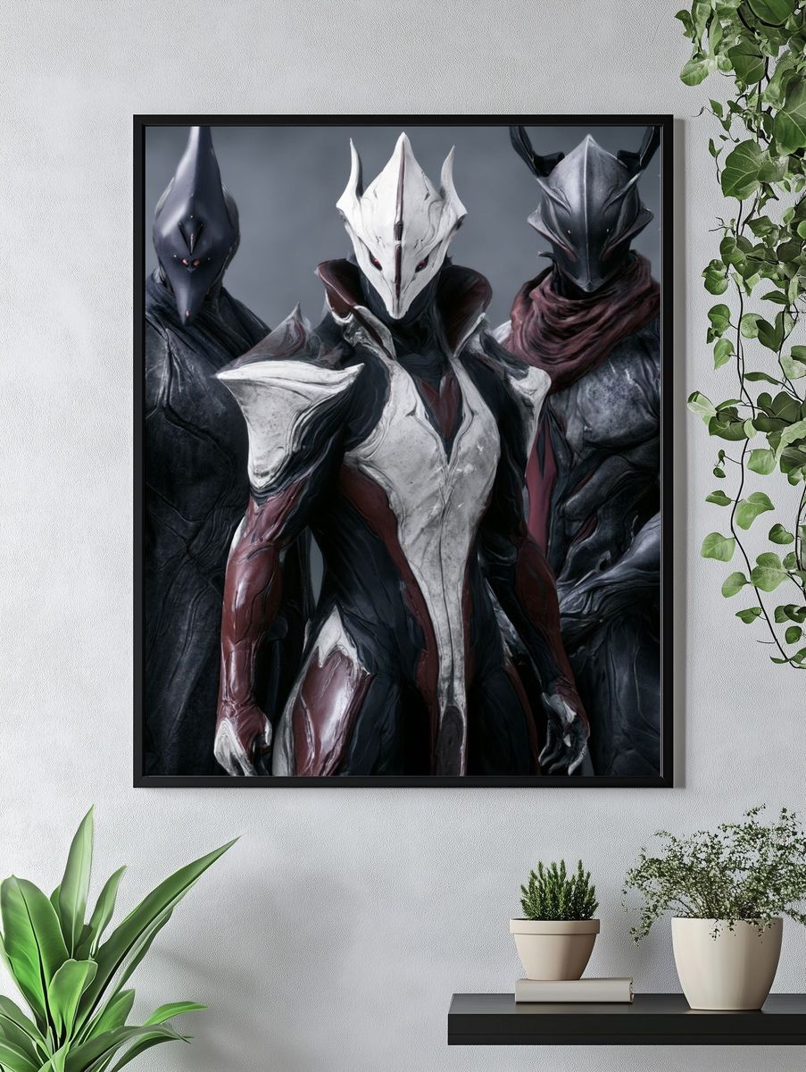 Alien Armor Squad Illustration Poster. — room view 4