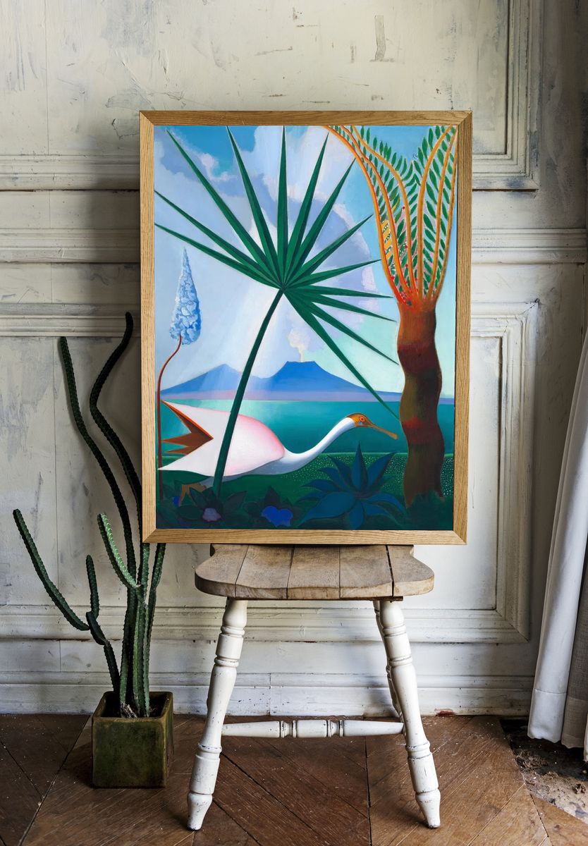 Neapolitan Song (1929) oil painting. — room view 1