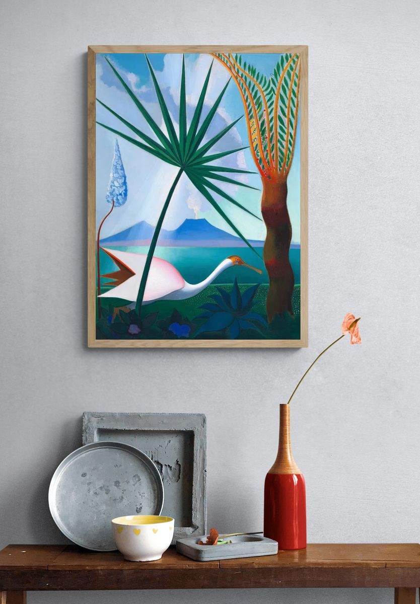Neapolitan Song (1929) oil painting. — room view 3