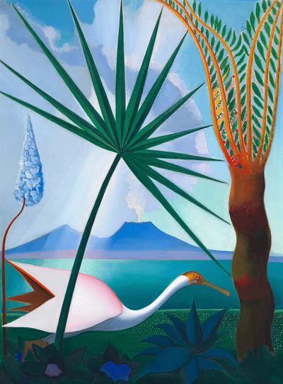 Neapolitan Song (1929) oil painting.