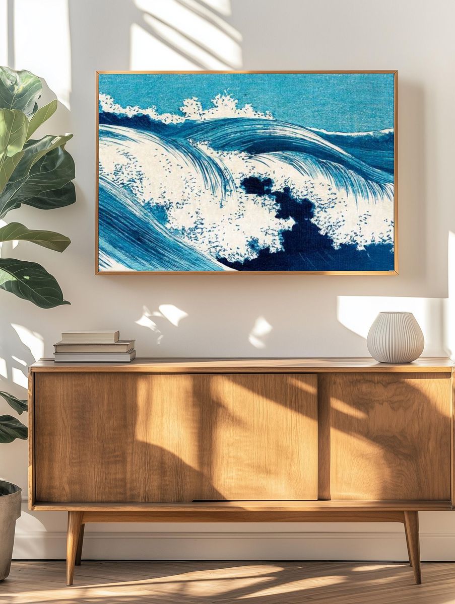 Ocean waves (1878-1940) vintage Japanese. — room view 3