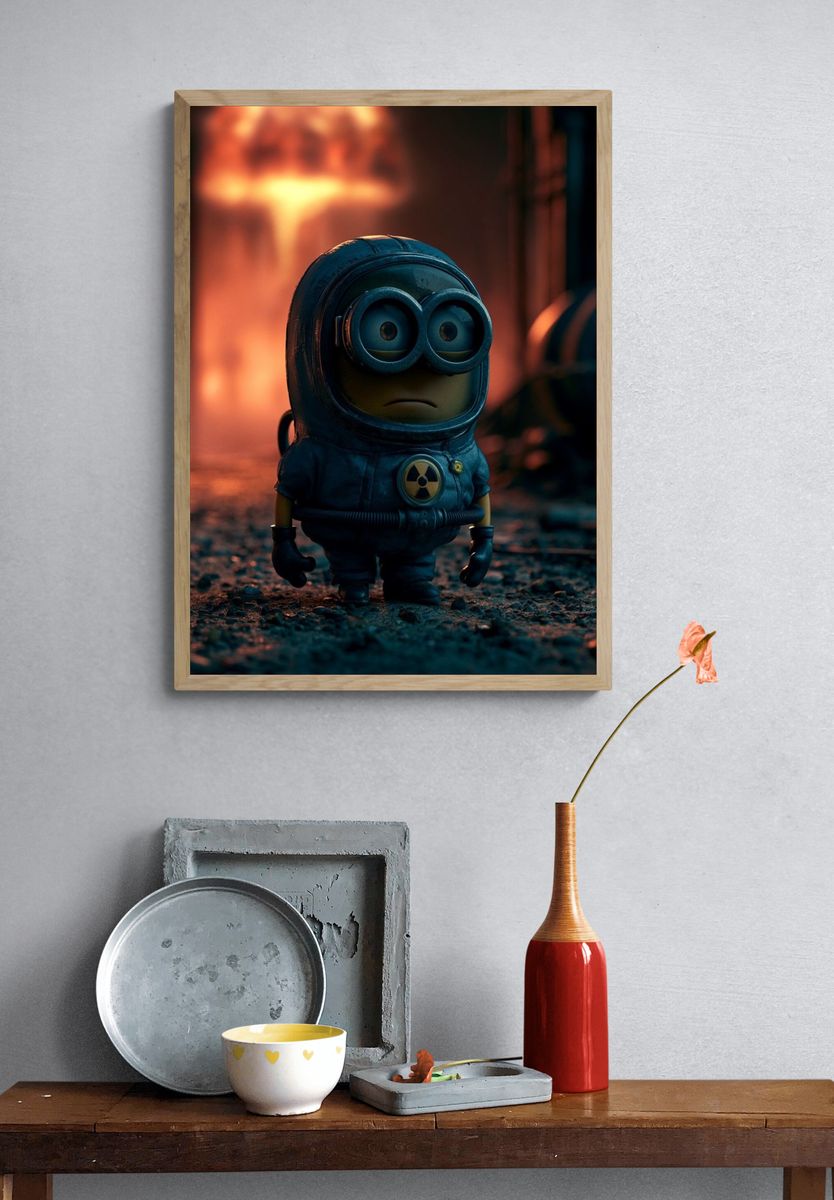 Minion in Hazmat Suit Poster. — room view 3