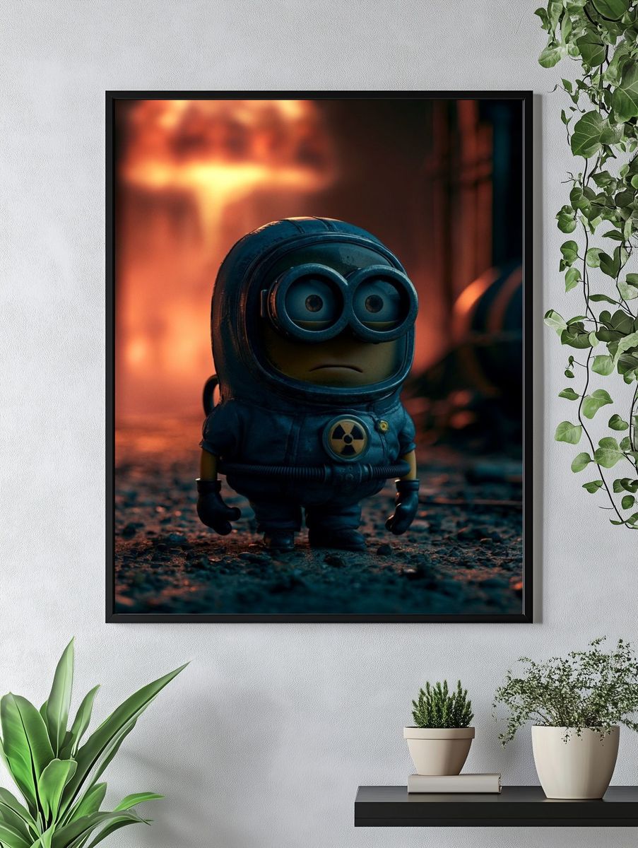 Minion in Hazmat Suit Poster. — room view 4