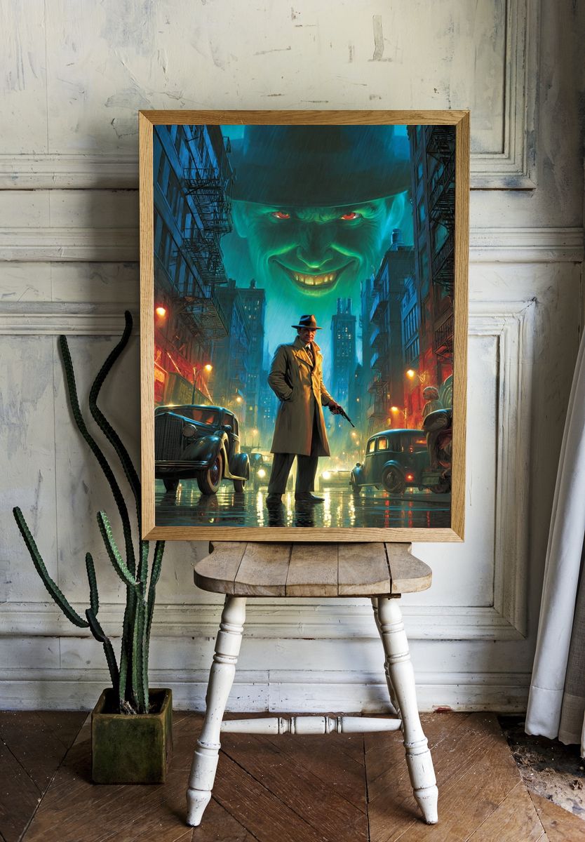 Noir City Nightmare Poster. room preview