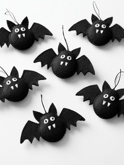 Cute Bat Halloween Illustration Poster.