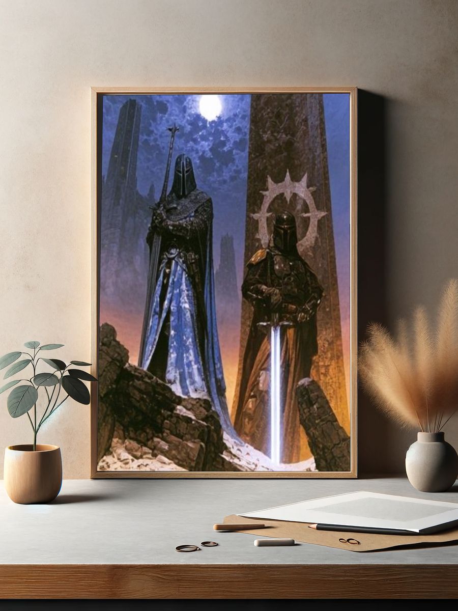 Dark Fantasy Guardians Poster. — room view 2