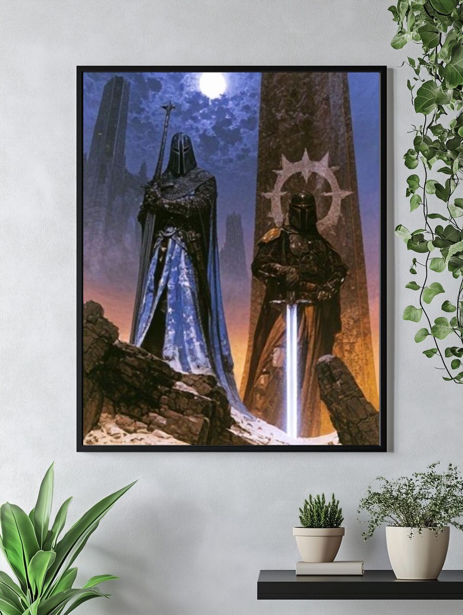 Dark Fantasy Guardians Poster. — room view 4