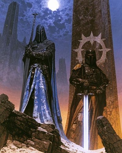 Dark Fantasy Guardians Poster. poster