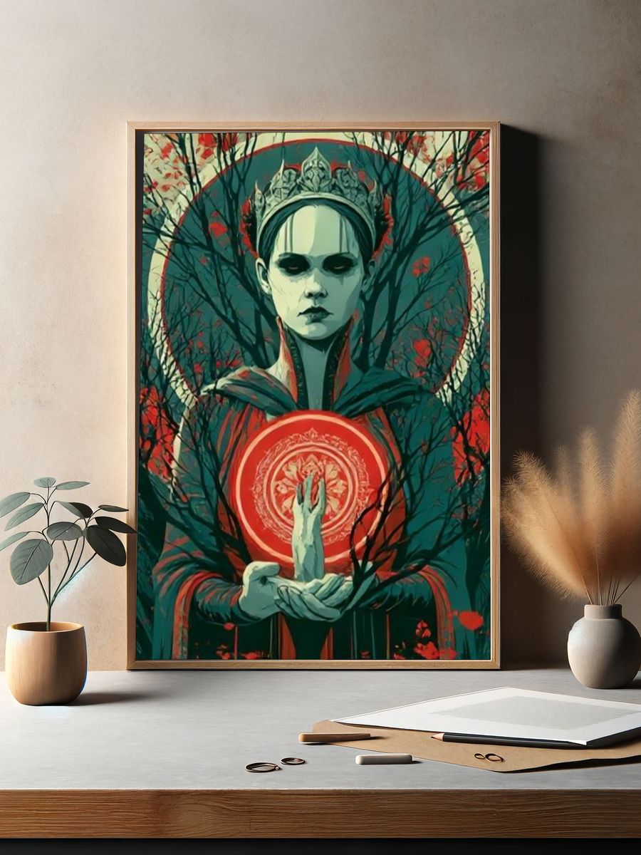 Dark Queen Surrealism Poster. — room view 2