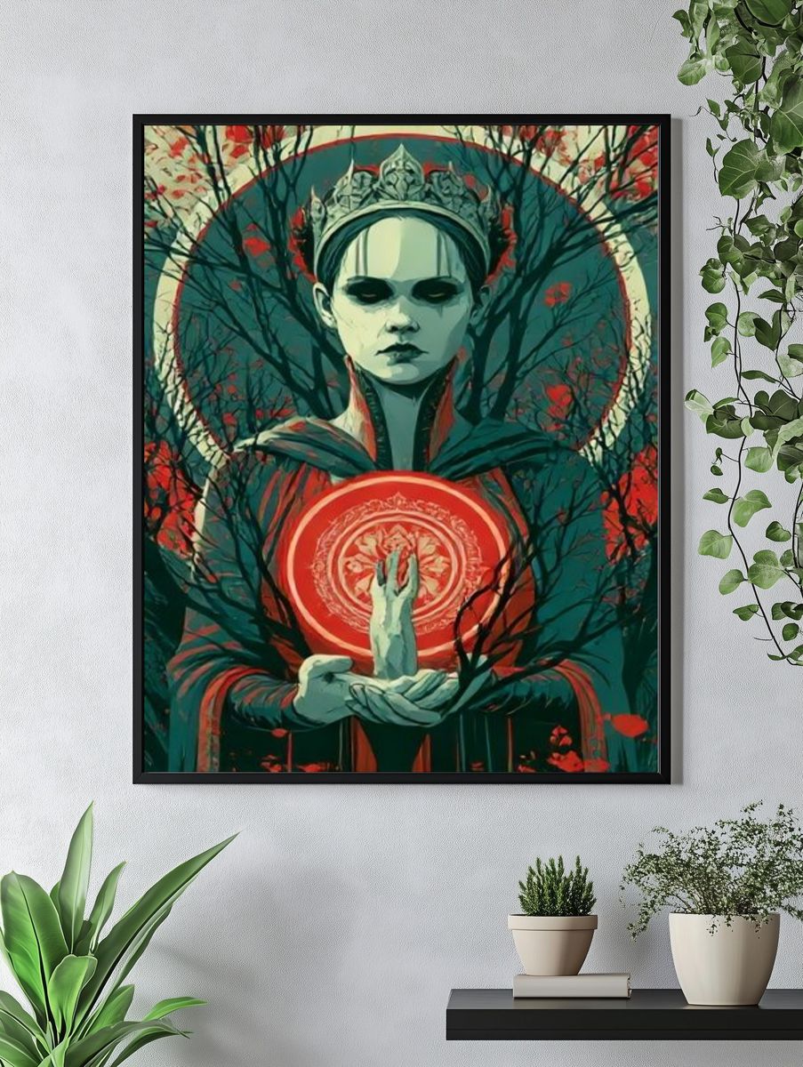 Dark Queen Surrealism Poster. — room view 4