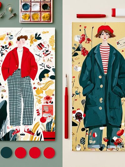 Fashion Illustration Poster.