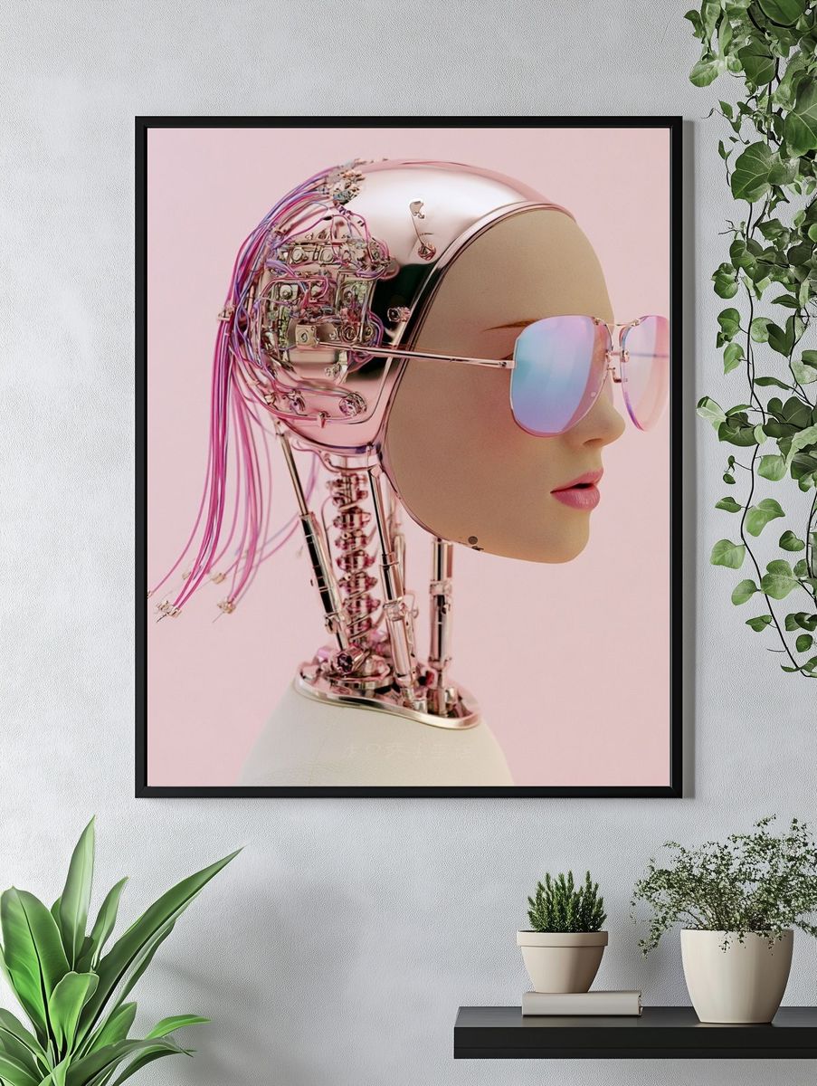 Seedling at Sunset Illustration Poster. — room view 4