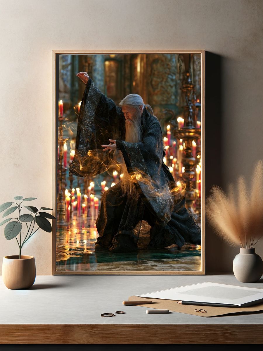 Mystic Elder Ritual Poster. — room view 2