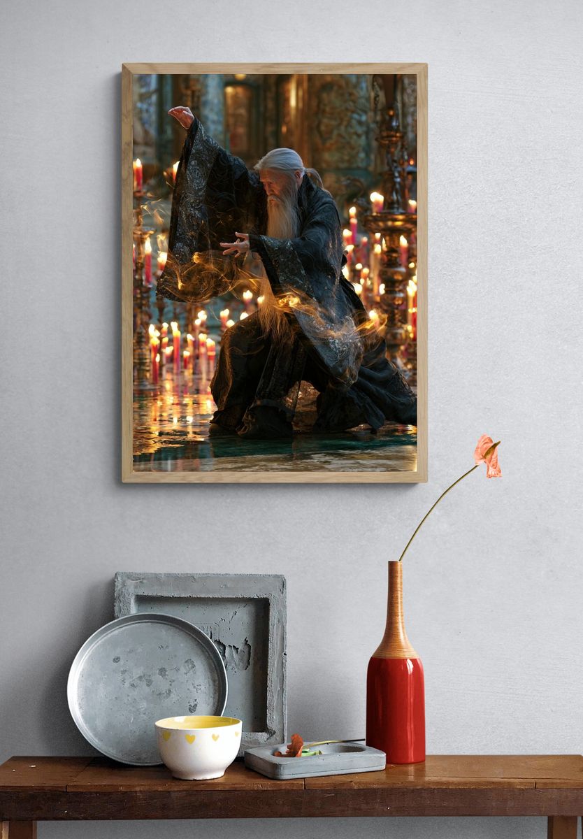 Mystic Elder Ritual Poster. — room view 3
