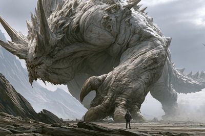 Colossal Dragon Mountain Poster.