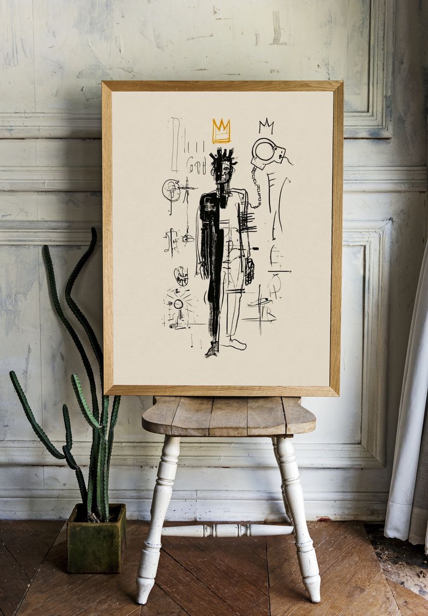 Crowned Figure Sketch Poster. room preview