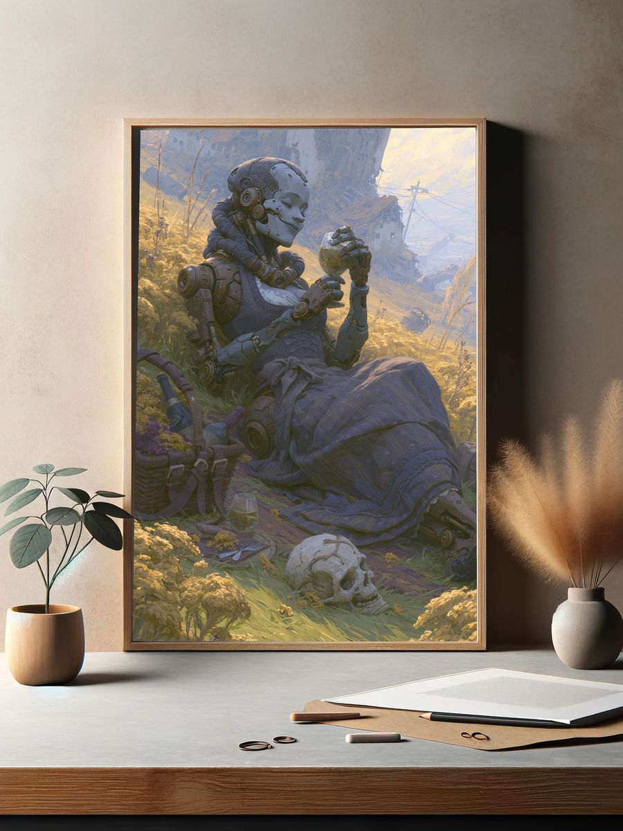 Cybernetic Garden Rest Poster. — room view 2