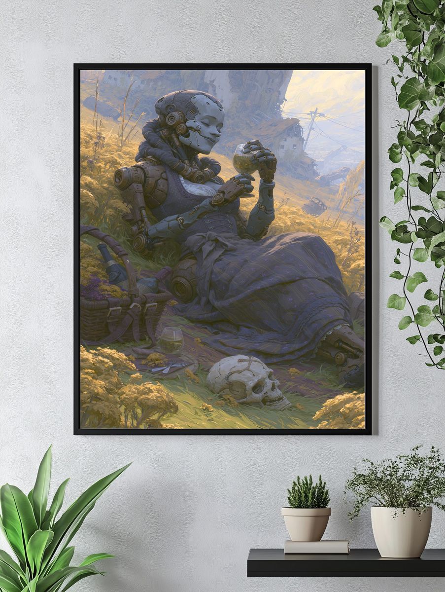 Cybernetic Garden Rest Poster. — room view 4