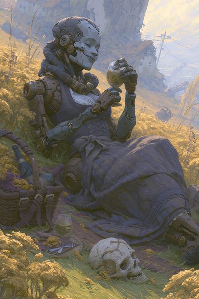 Cybernetic Garden Rest Poster.