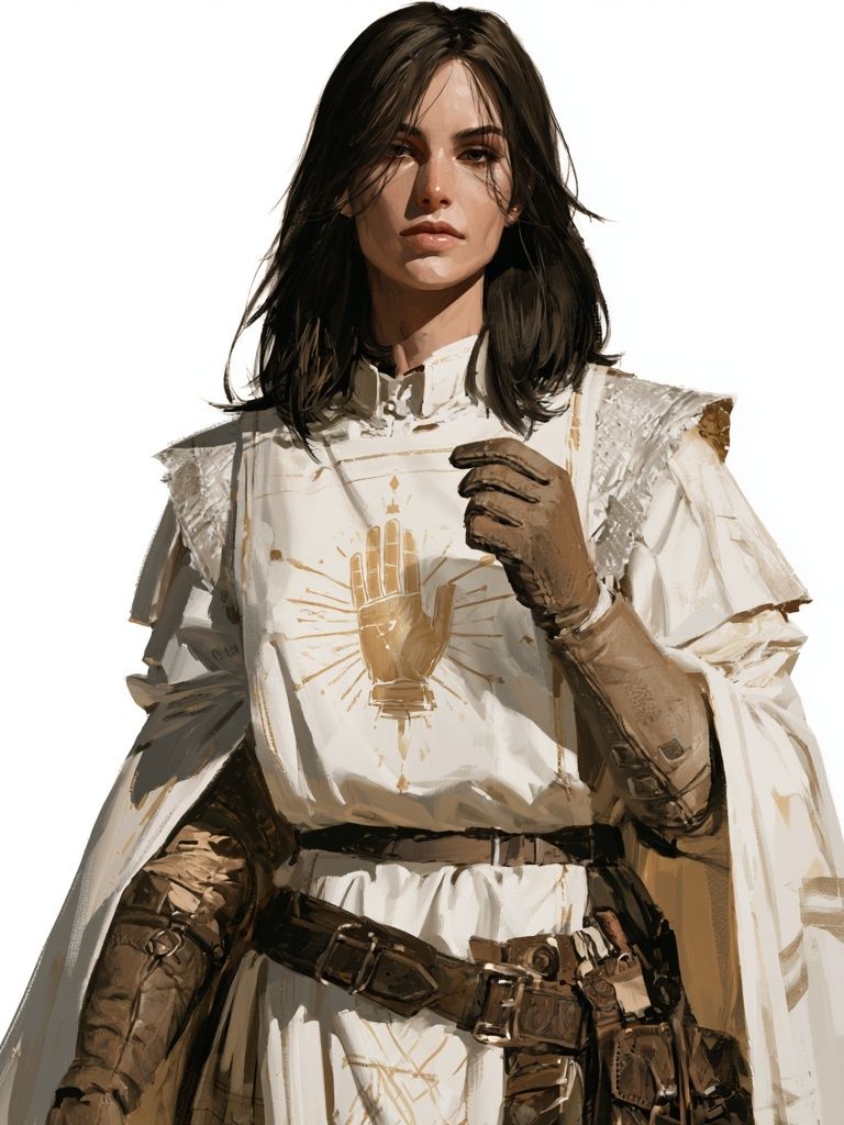 Medieval Warrior Portrait Print. poster detail