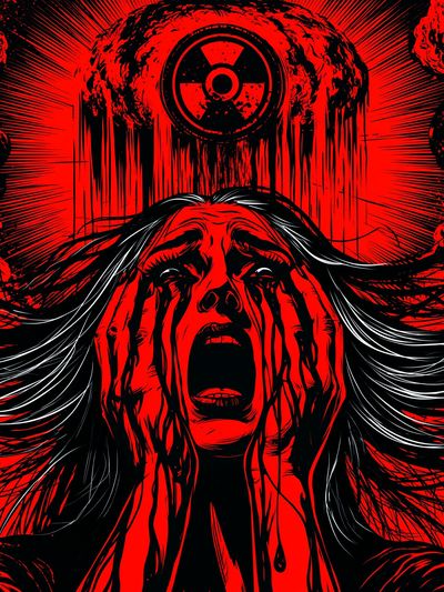 Nuclear Scream Horror Poster.