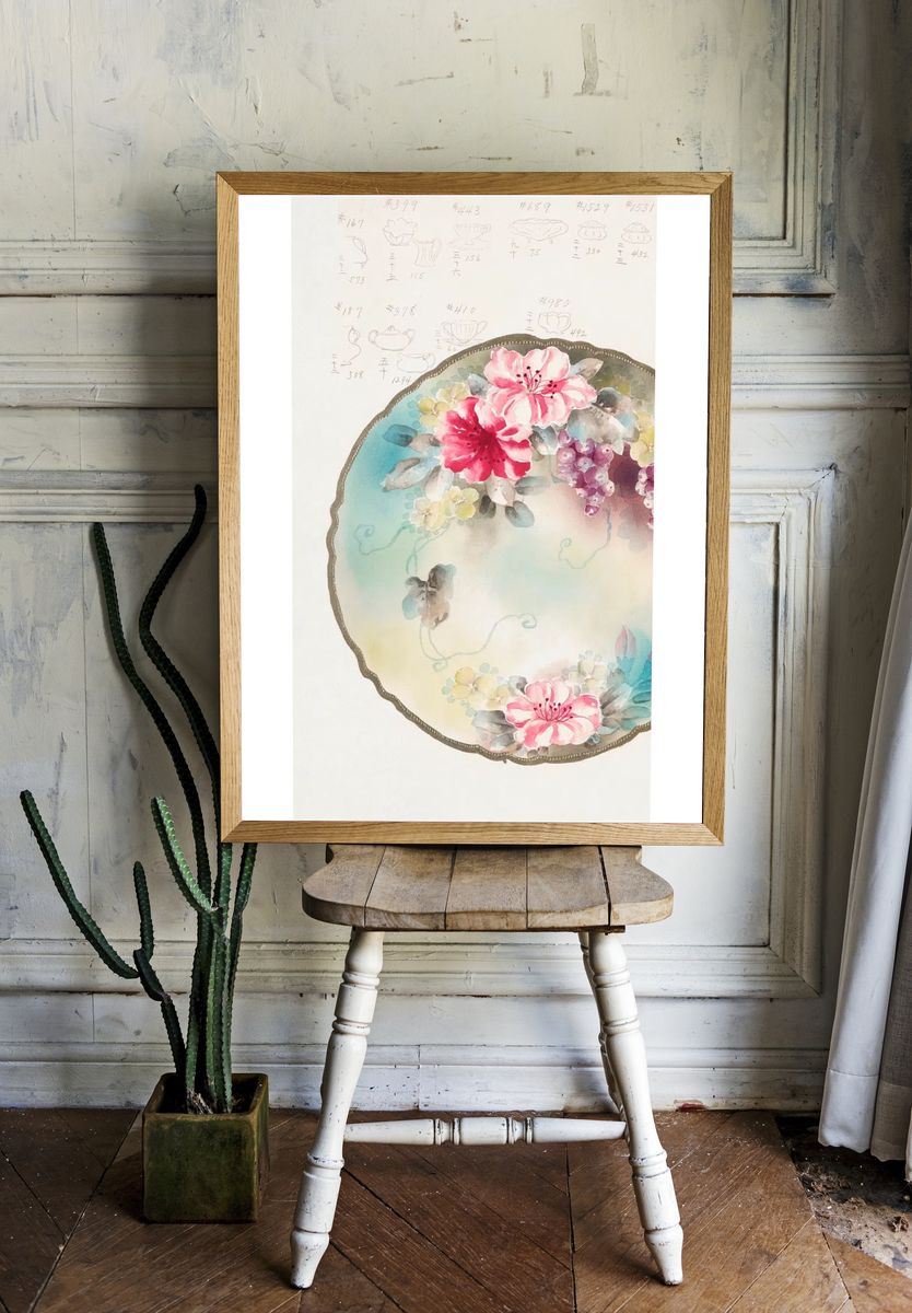 Design Plate (1880-1910) painting high. room preview