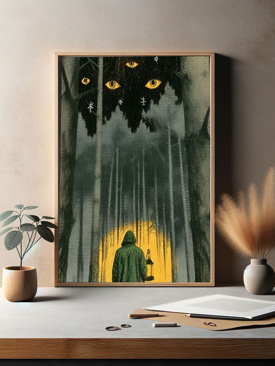 Mystic Forest Watcher Poster. — room view 2