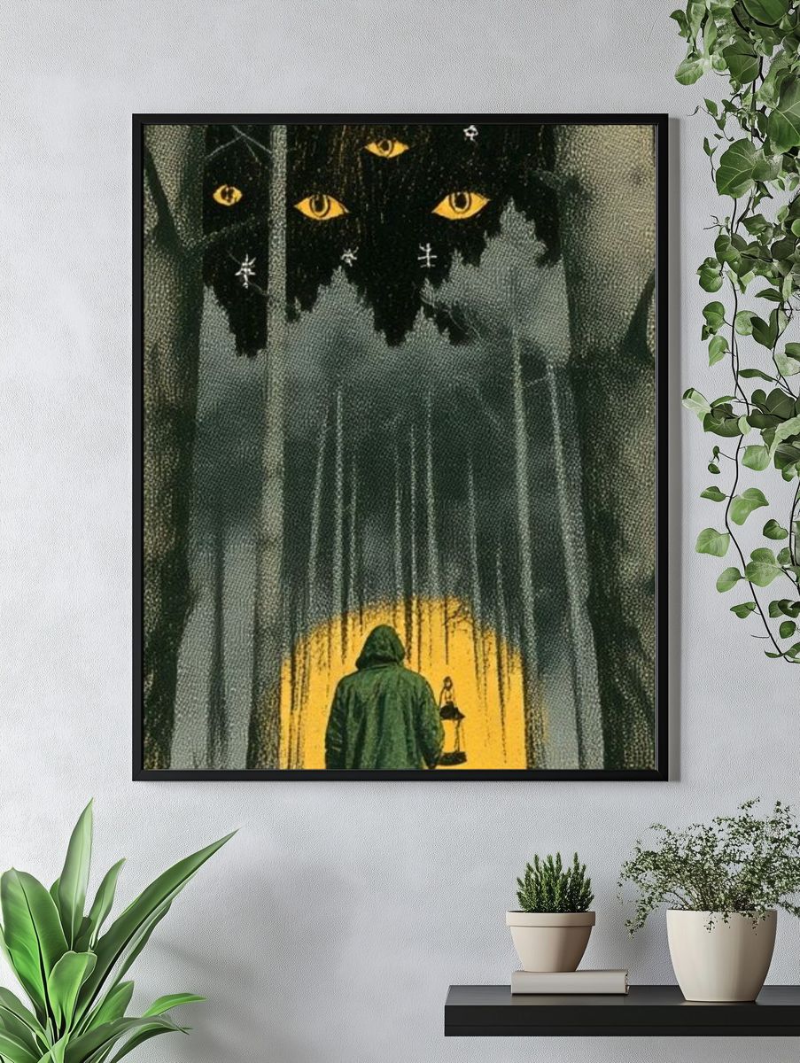 Mystic Forest Watcher Poster. — room view 4