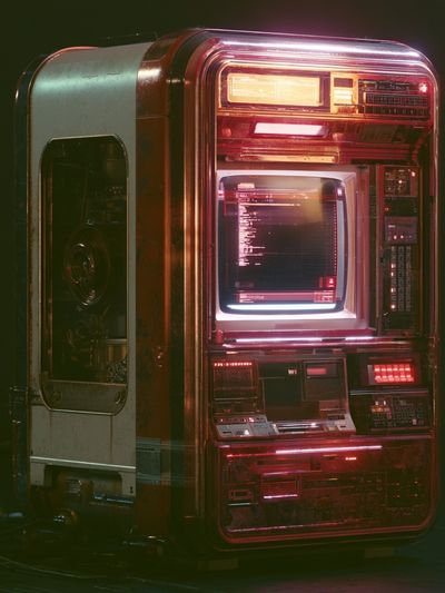 Retro Computer Terminal Poster.