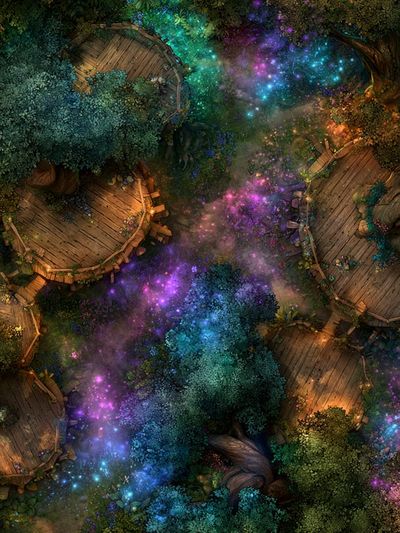 Enchanted Forest Canopy Poster.