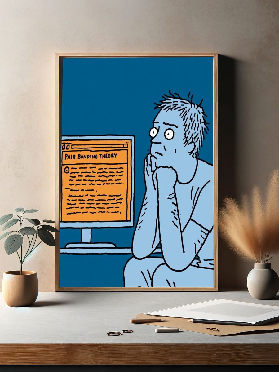 Astronaut Girl Digital Art Poster. — room view 2