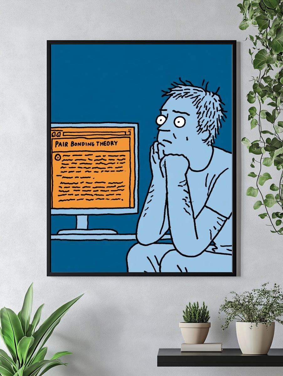 Astronaut Girl Digital Art Poster. — room view 4