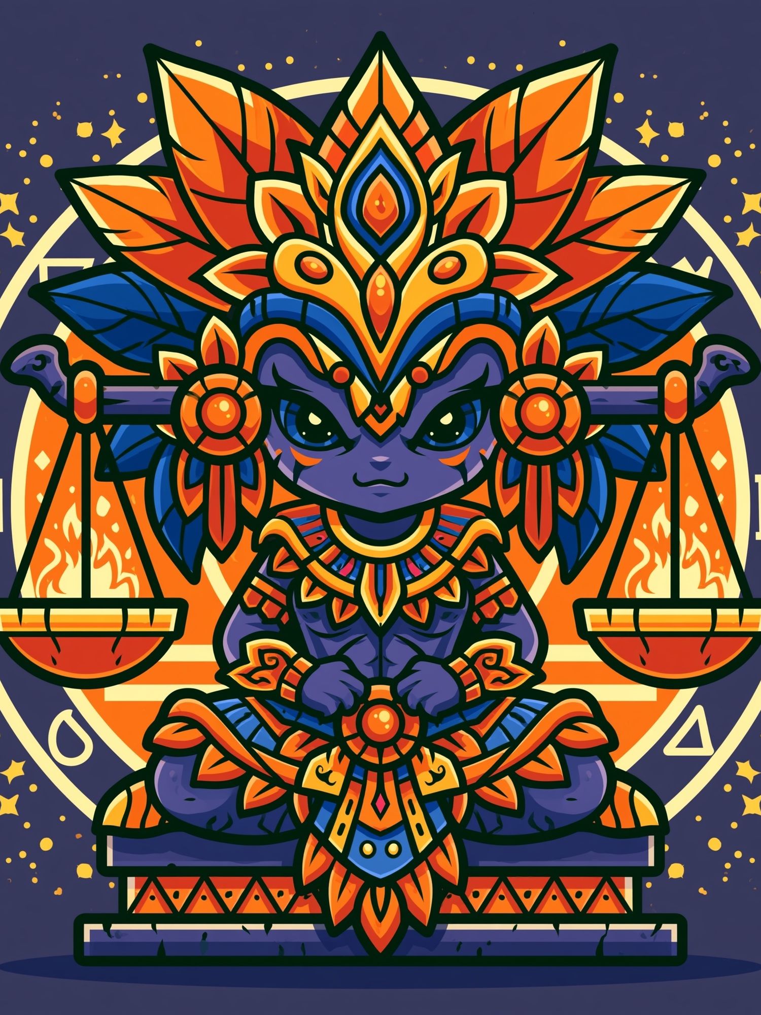 Mystic Balance Guardian Poster. poster detail