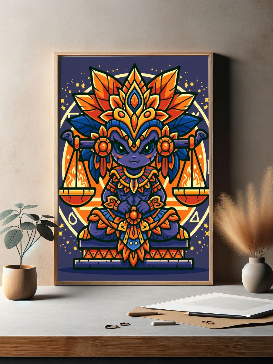 Mystic Balance Guardian Poster. — room view 2