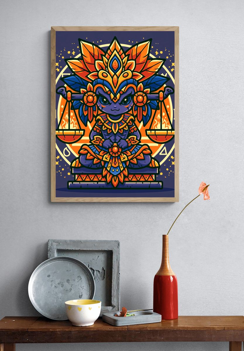 Mystic Balance Guardian Poster. — room view 3