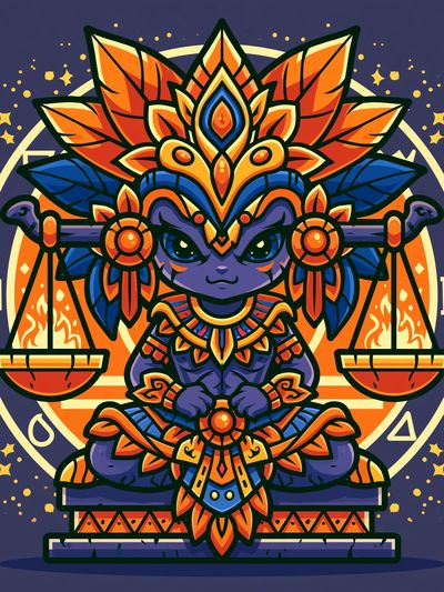 Mystic Balance Guardian Poster. poster print