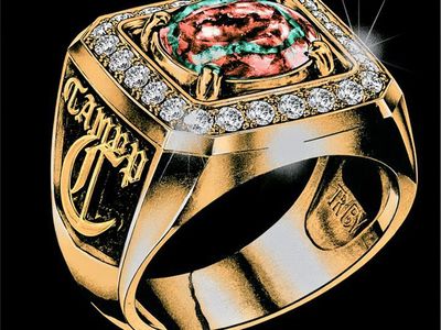 Diamond Ring Illustration Poster. poster