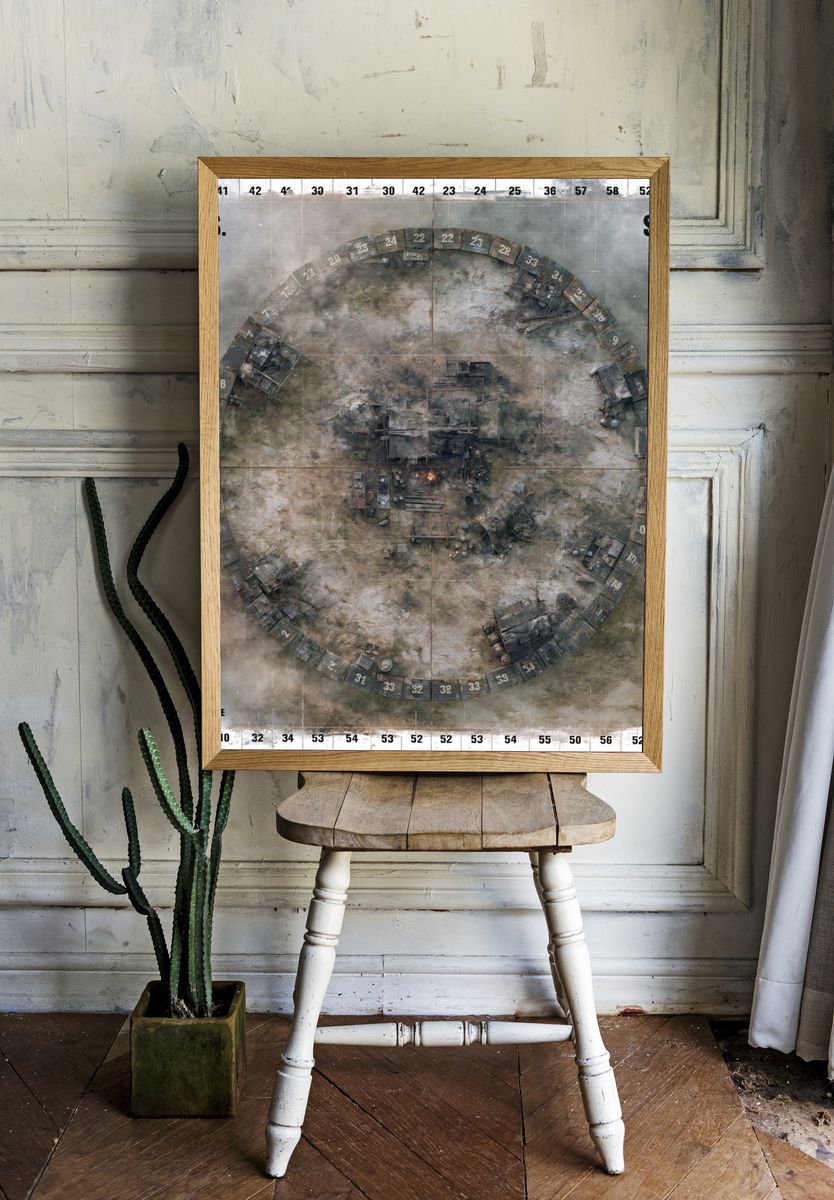 S.O.S. Meter Industrial Poster. room preview