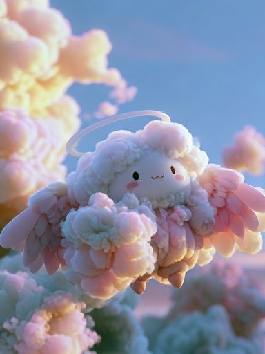 Cloud Angel Digital Art Print. poster detail