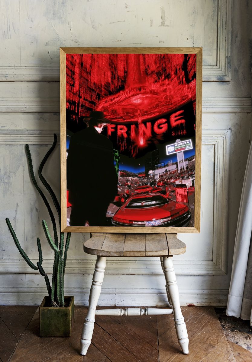 Fringe Red Dreamscape Poster. room preview