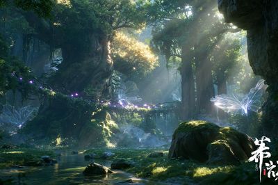Enchanted Forest Lightscape Print.