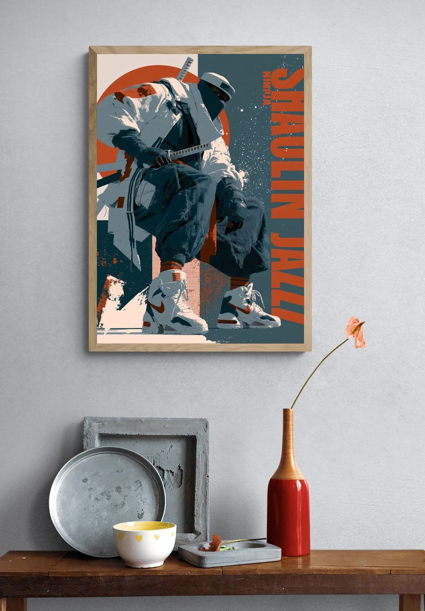 Ninja Shaolin Jazz Poster. — room view 3