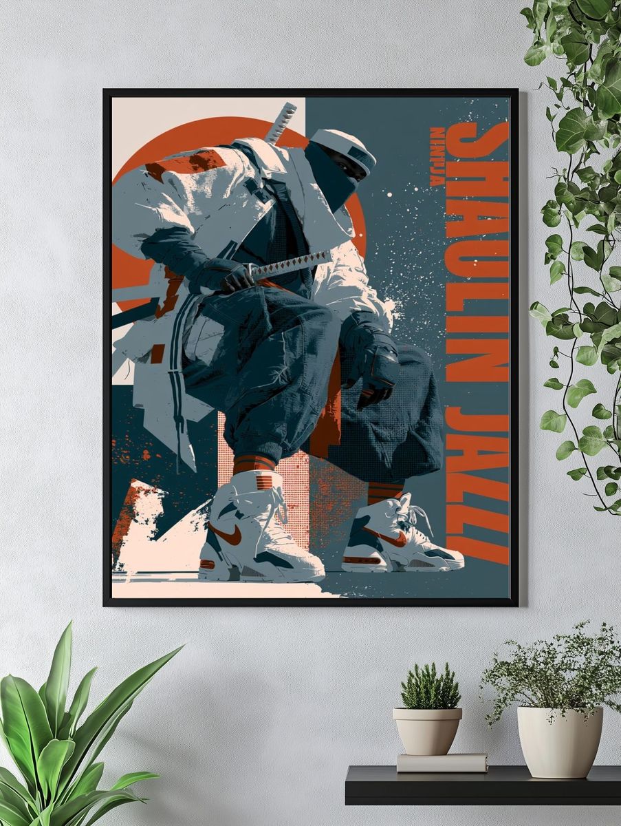 Ninja Shaolin Jazz Poster. — room view 4