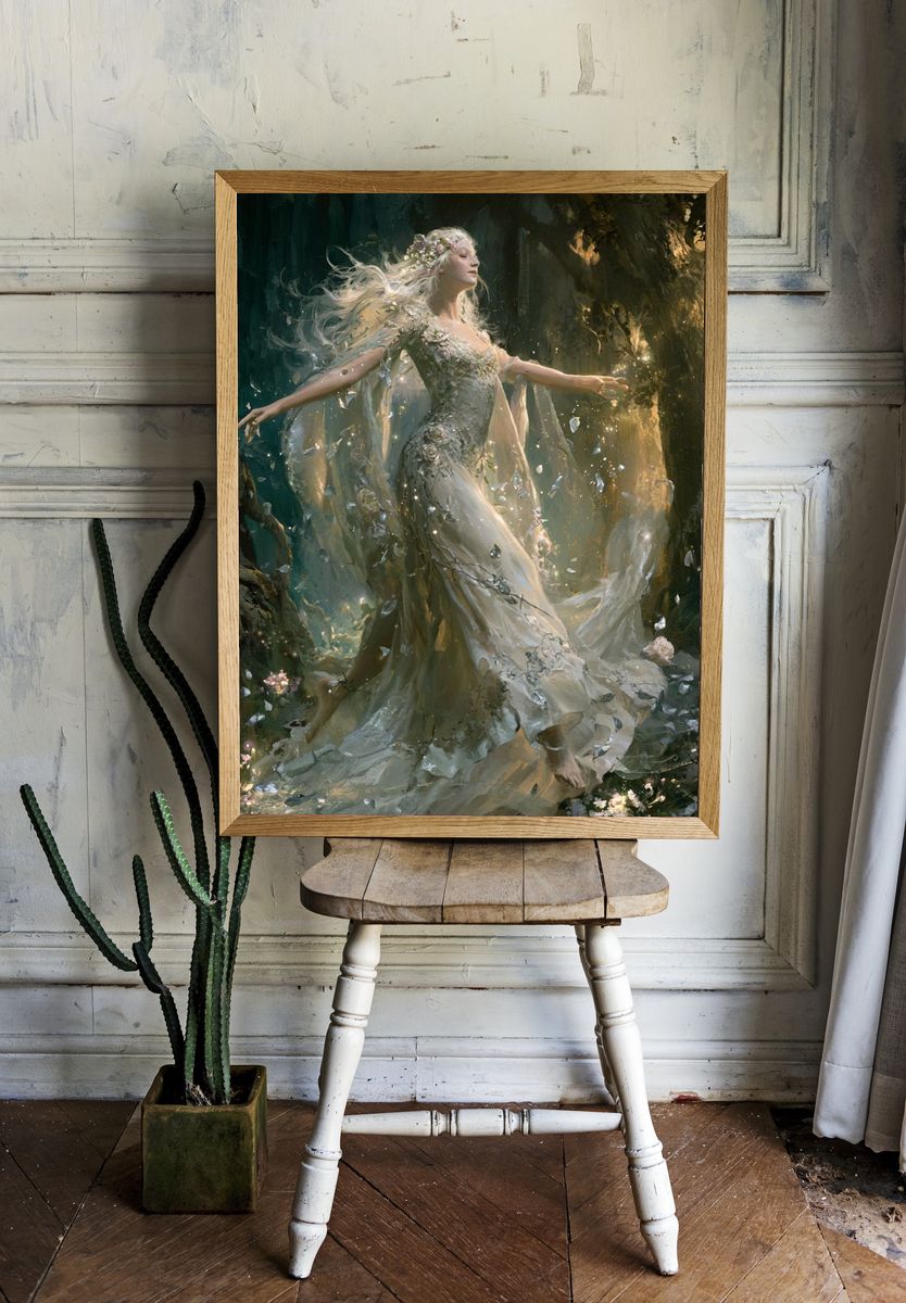 Forest Fairy Dreamscape Poster. — room view 1