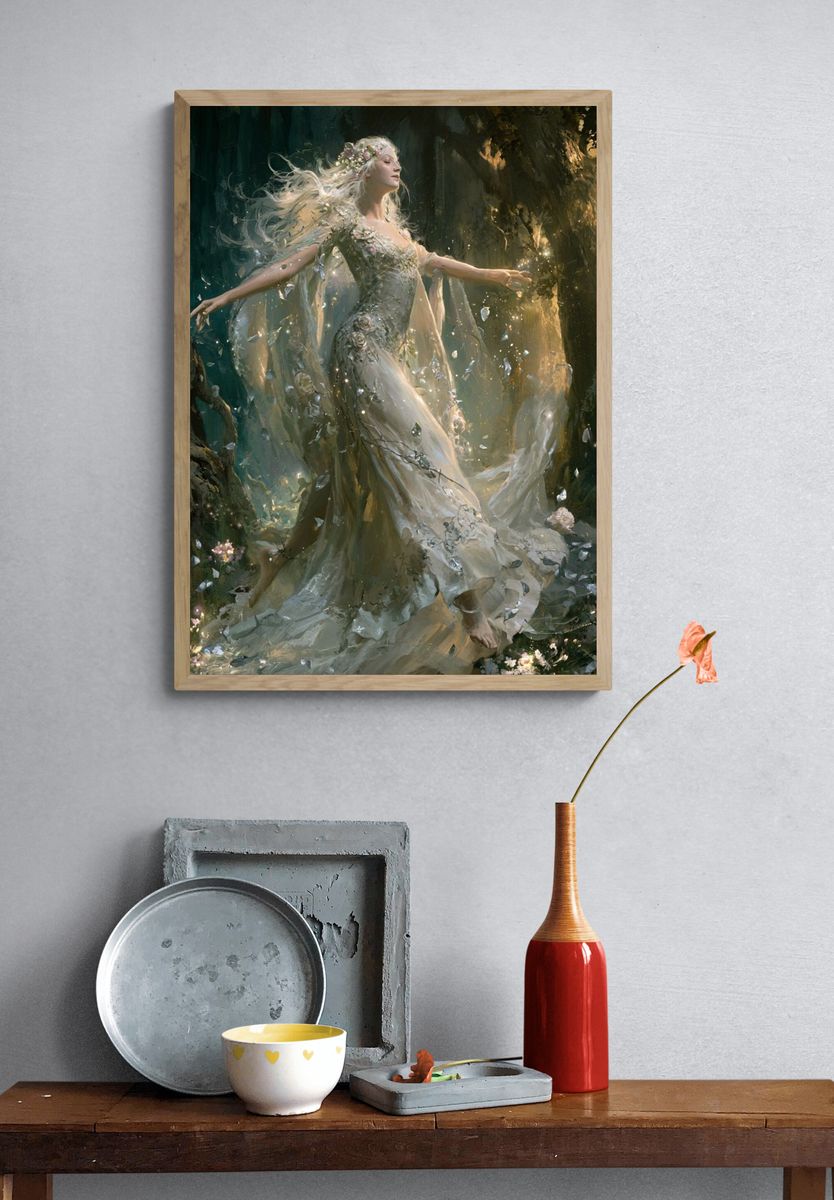 Forest Fairy Dreamscape Poster. — room view 3