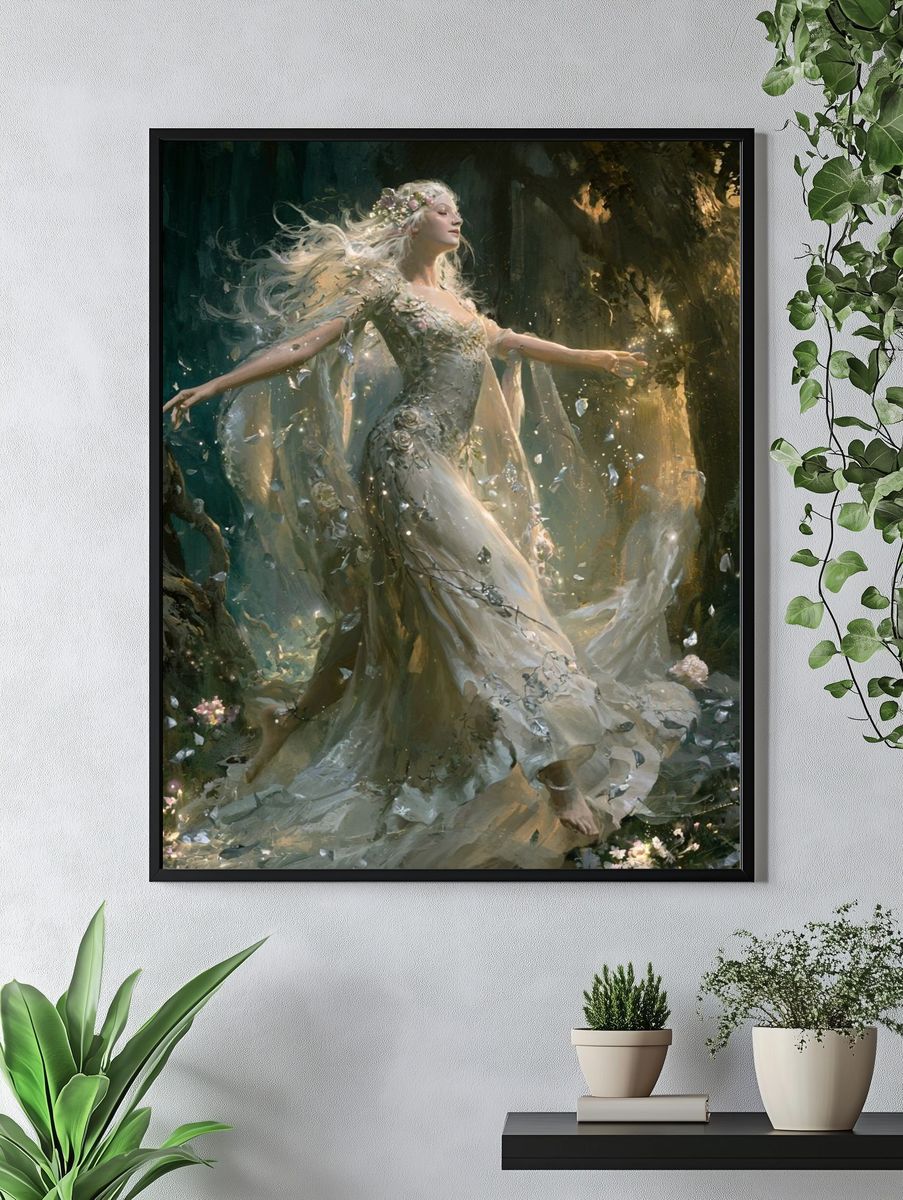 Forest Fairy Dreamscape Poster. — room view 4