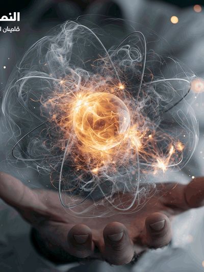 Atomic Energy Hand Poster. poster print