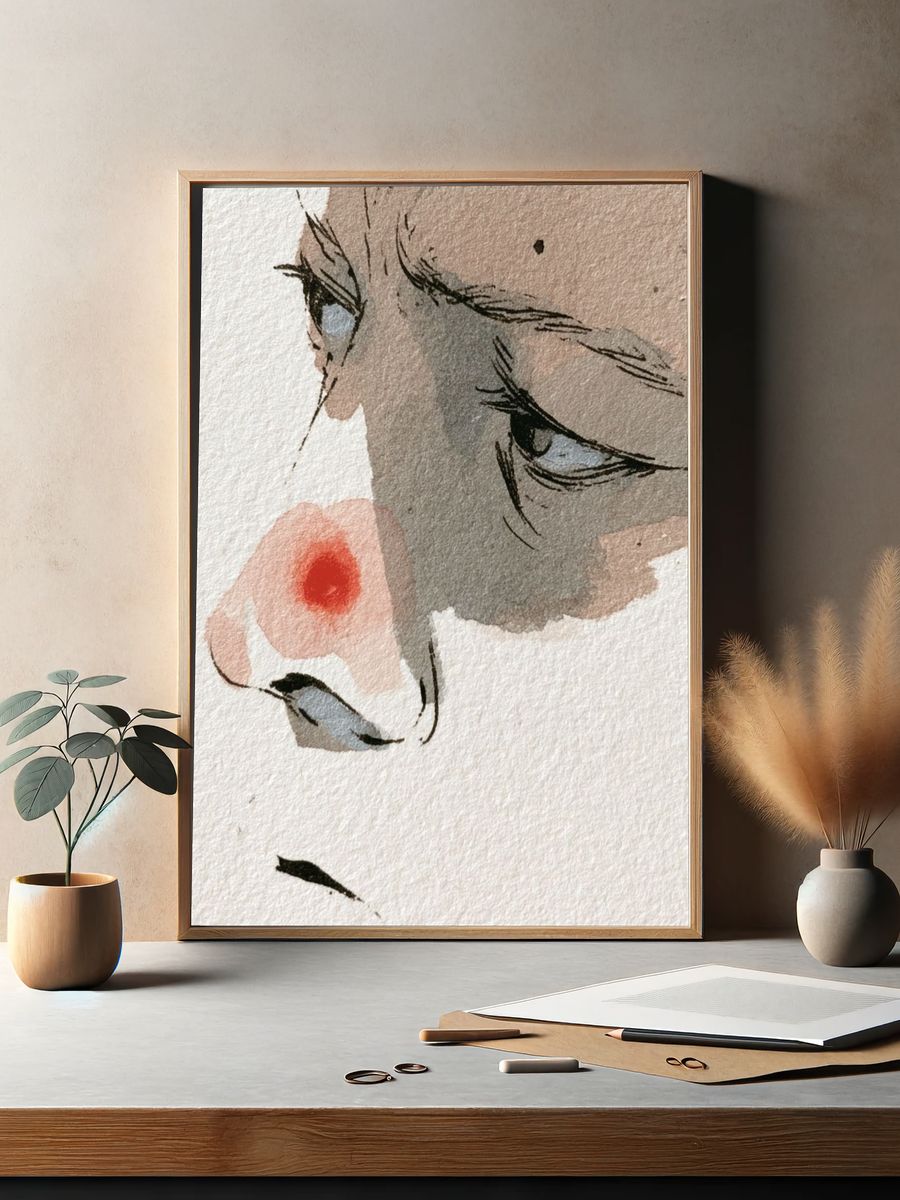 Surreal Number 47 Illustration Poster. — room view 2