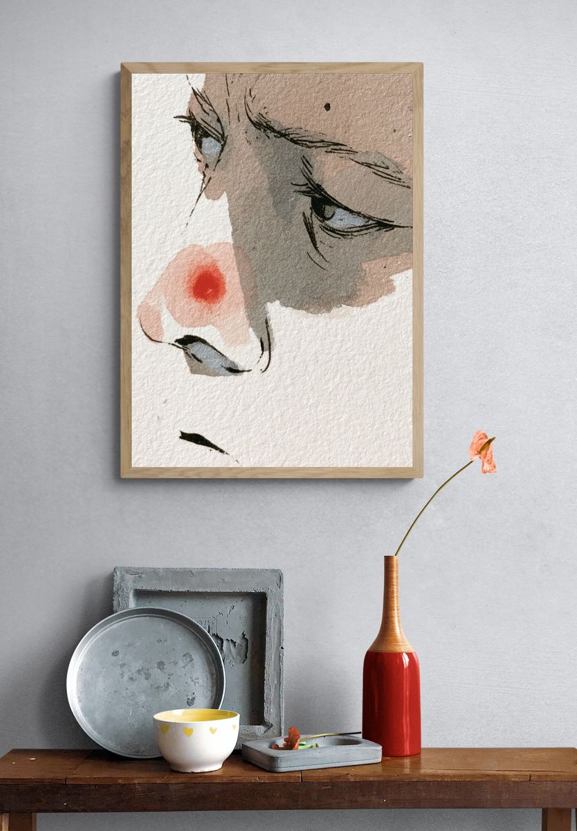 Surreal Number 47 Illustration Poster. — room view 3